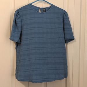 SHEIN Ladies' Blouse Dusty Blue
